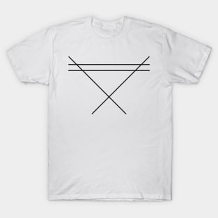 Line shape T-Shirt